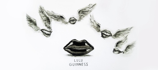 Lulu Guinness, cluth, lips, purse, fashion, luxury, brand